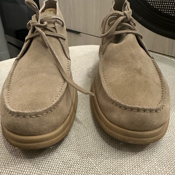 Brunello Cucinelli mid top desert boots in Beige Suede - Picture 2 of 11